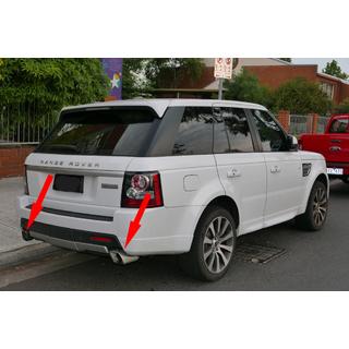 Końcówki wydechu V2 (2 szt, stal nierdzewna) Range Rover Sport 2005-2013 zdjęcia 1