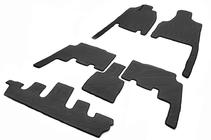 Chrysler Voyager 2001-2007 Dywaniki (3 rzędy, EVA, czarne) zdjęcia 1