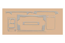 Honda CRV 2007-2011 Dekor Deski Rozdzielczej Aluminium zdjęcia 2