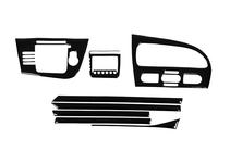 Seat Leon 2005-2012 Nakładki na deskę rozdzielczą (2005-2009) Czarny zdjęcia 3