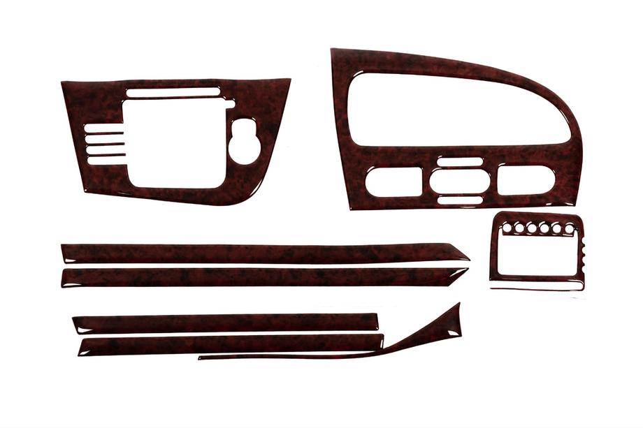 Seat Leon 2005-2012 Nakładki na deskę rozdzielczą (2005-2009) Czarny Image