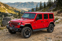Jeep Wrangler 2018- Progi Boczné Bosphorus Black (2 szt., Aluminium) zdjęcia 1