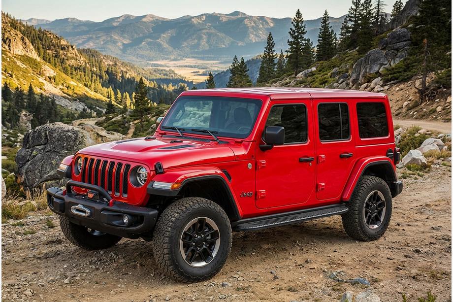 Jeep Wrangler 2018- Progi Boczné Bosphorus Black (2 szt., Aluminium) Image