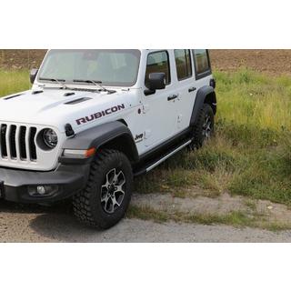 Progi Boczné Duru (2 szt., Aluminium) Jeep Wrangler 2018- zdjęcia 1
