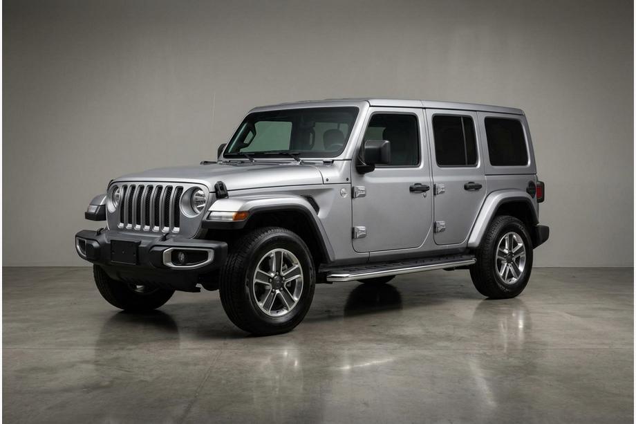 Jeep Wrangler 2018- Progi Boczné Maydos V1 (2 szt., Aluminium) Image