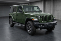 Jeep Wrangler 2018- Progi Boczné Allmond Black (2 szt., Aluminium) zdjęcia 1