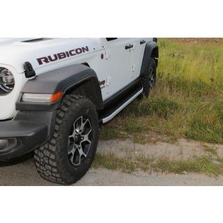 Progi Boczné Fullmond (2 szt., Aluminium) Jeep Wrangler 2018- zdjęcia 1