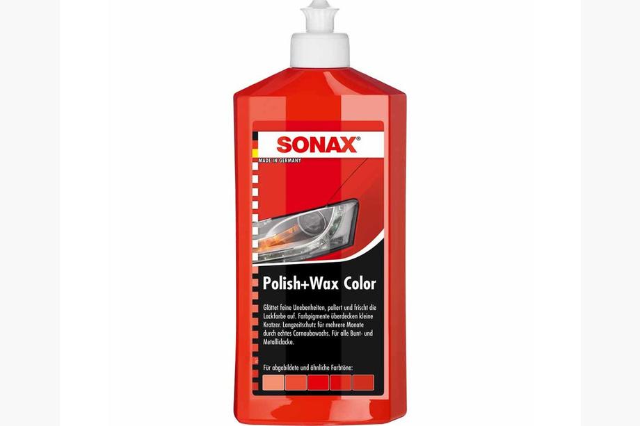 Sonax NanoPro Kolorowa Pasta Polerska Czerwona z Woskiem 500ml Image