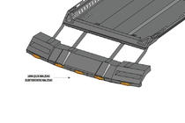 Volkswagen Amarok 2010-2022 Daszek przedniej szyby pod bagażnik dachowy DAKAR (LED) zdjęcia 7