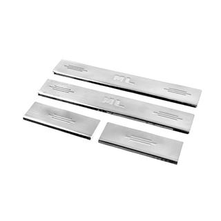 Nakładki progowe stal nierdzewna Carmos V2 (4 szt.) Mercedes ML W164 2005-2011 zdjęcia 1