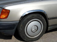 Mercedes E-class W124 1984–1997 Poszerzenia nadkoli 1985-1989 (4 szt, stal nierdzewna) zdjęcia 1
