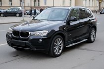 BMW X3 F25 2011-2018 Progi Boczné Tayga V2 (2 szt., Aluminium) zdjęcia 1