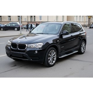 Progi Boczné Tayga V2 (2 szt., Aluminium) BMW X3 F25 2011-2018 zdjęcia 1