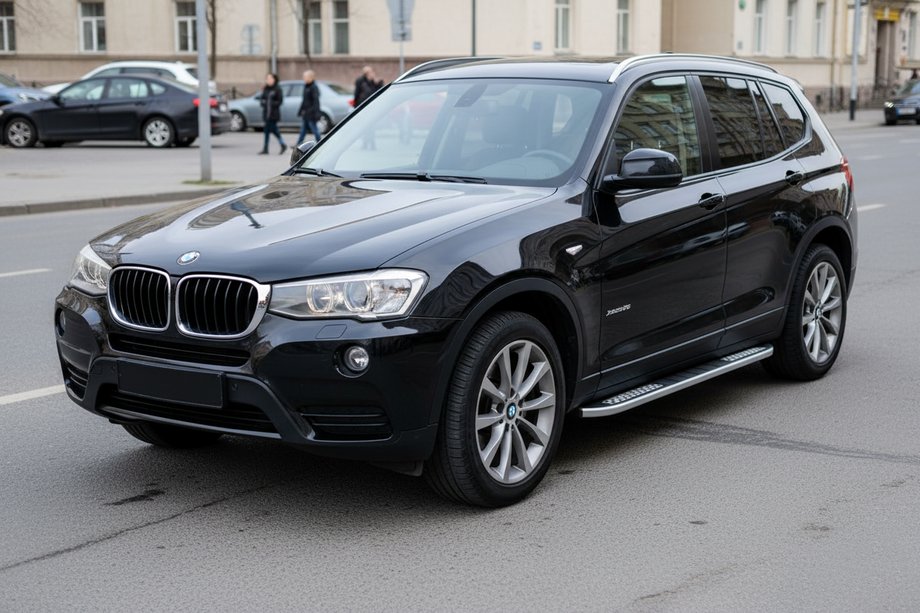 BMW X3 F25 2011-2018 Progi Boczné Tayga V2 (2 szt., Aluminium) Image