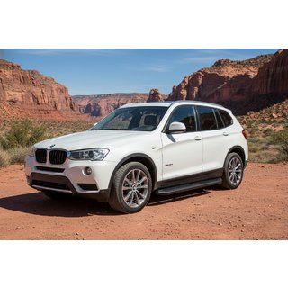Progi Boczné Tayga Black (2 szt., Aluminium) BMW X3 F25 2011-2018 zdjęcia 1