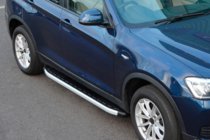 BMW X3 F25 2011-2018 Progi Boczné Fullmond (2 szt., Aluminium) zdjęcia 1