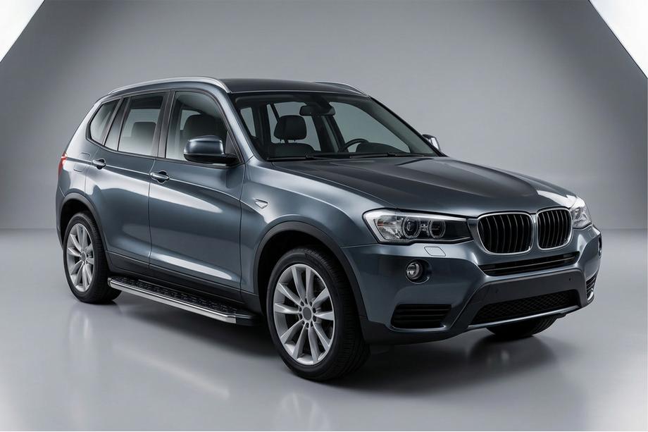 BMW X3 F25 2011-2018 Progi Boczné BlackLine (2 szt., Aluminium) Image