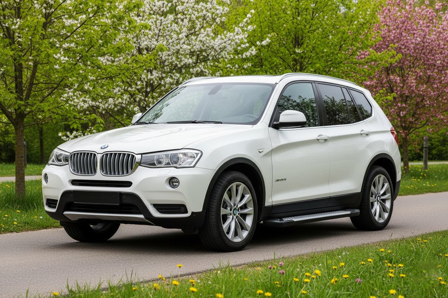 BMW X3 F25 2011-2018 Progi boczne Allmond Grey (2 szt., aluminium) Image