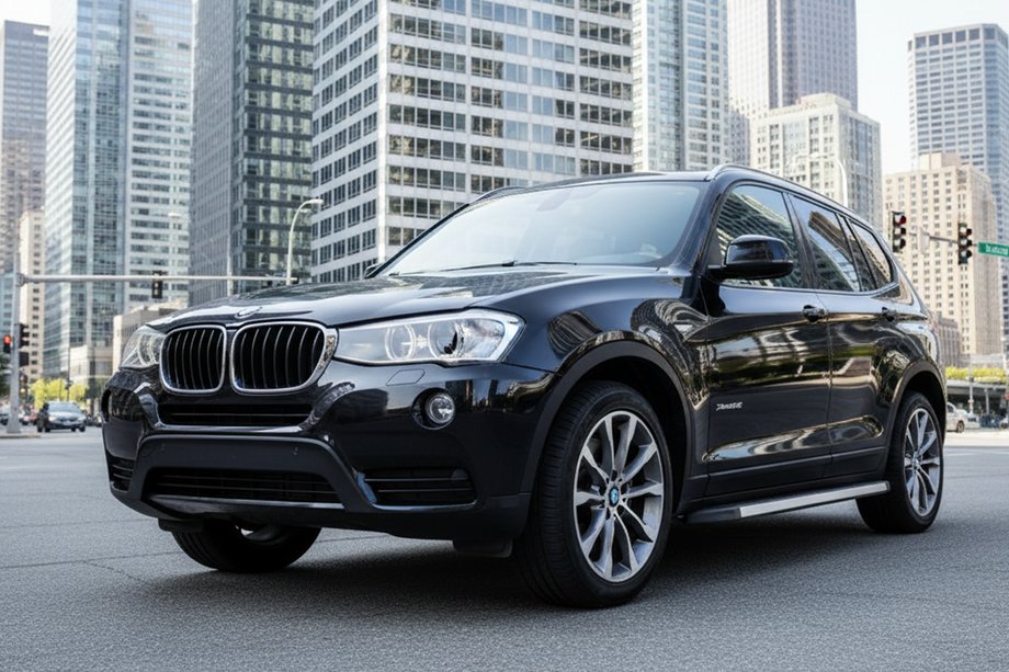 BMW X3 F25 2011-2018 Progi Boczné Maya V1 (2 szt., Aluminium) Image