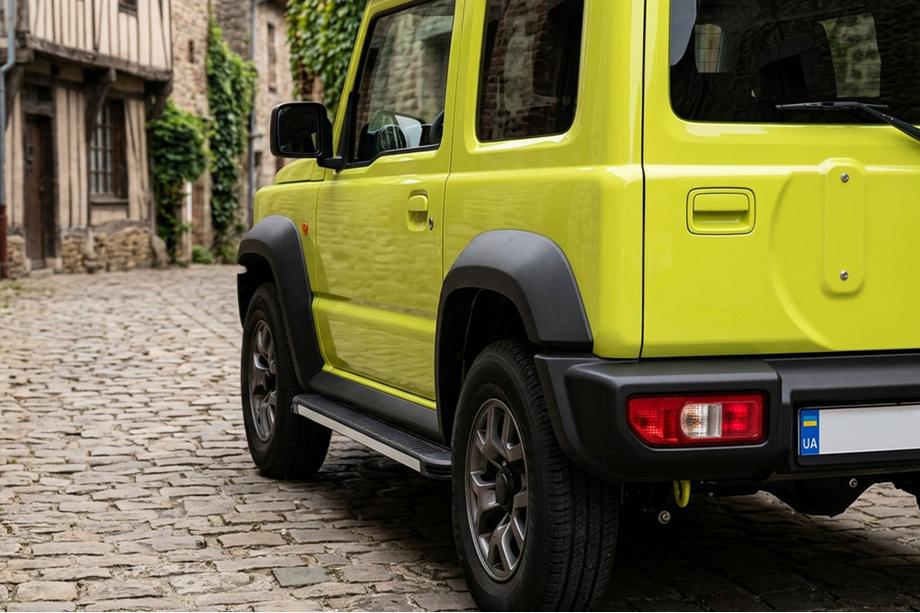 Suzuki Jimny 2018- Progi Boczné Maya V1 (2 szt., Aluminium) Image