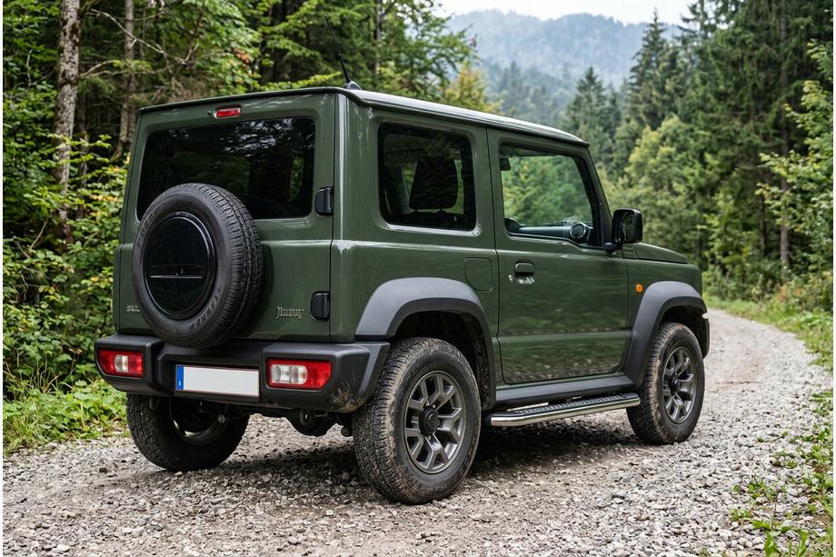 Suzuki Jimny 2018- Progi Boczné Maydos V2 (2 szt., Aluminium) Image