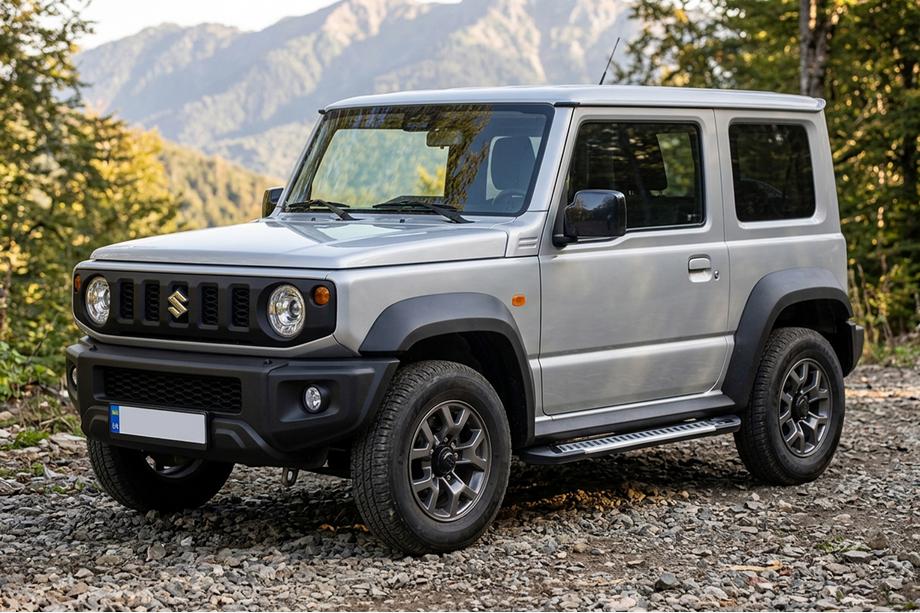 Suzuki Jimny 2018- Progi Boczne Line (2 szt., Aluminium) Image