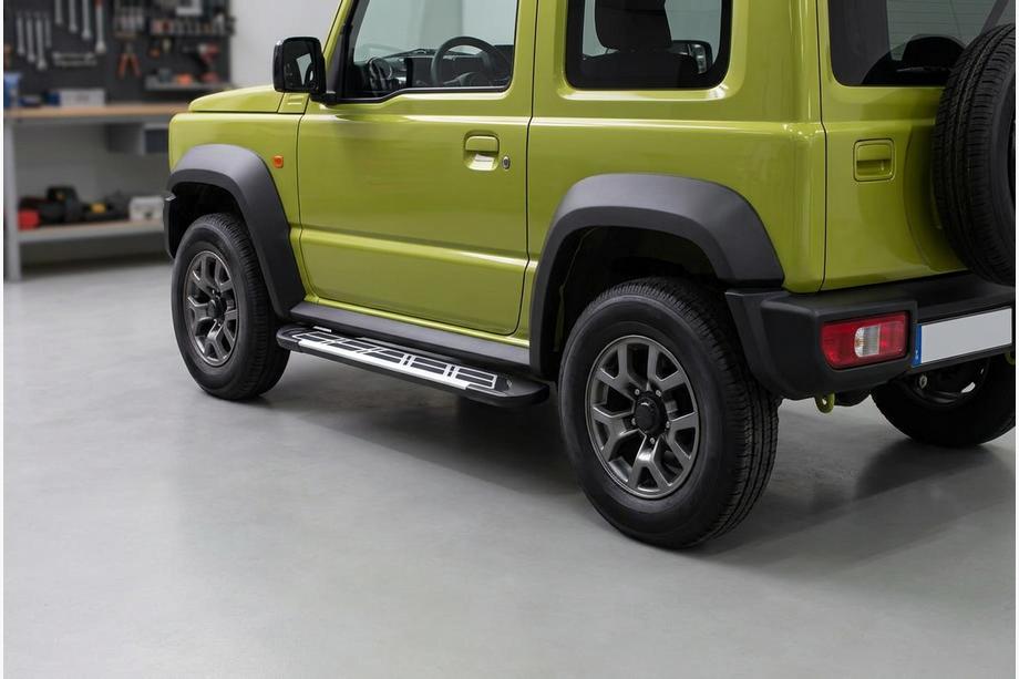 Suzuki Jimny 2018- Progi Boczné Sunrise (2 szt., Aluminium) Image