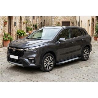 Progi boczne Allmond Grey (2 szt., aluminium) Suzuki SX4 S-Cross 2021- zdjęcia 1