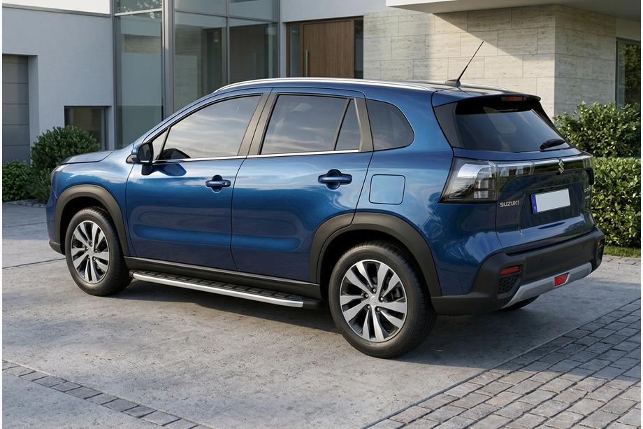 Suzuki SX4 S-Cross 2021- Progi Boczné Fullmond (2 szt., Aluminium) Image