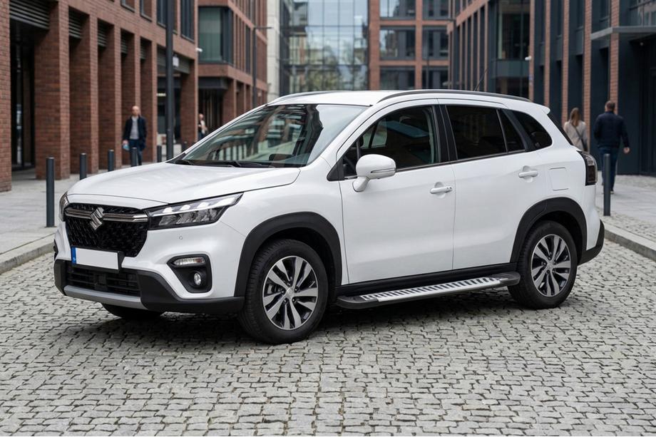 Suzuki SX4 S-Cross 2021- Progi Boczne Line (2 szt., Aluminium) Image