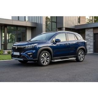 Progi Boczné Tayga V2 (2 szt., Aluminium) Suzuki SX4 S-Cross 2021- zdjęcia 1