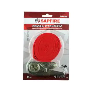 Pas transportowy z napinaczem 1t 5m SAPFIRE zdjęcia 3