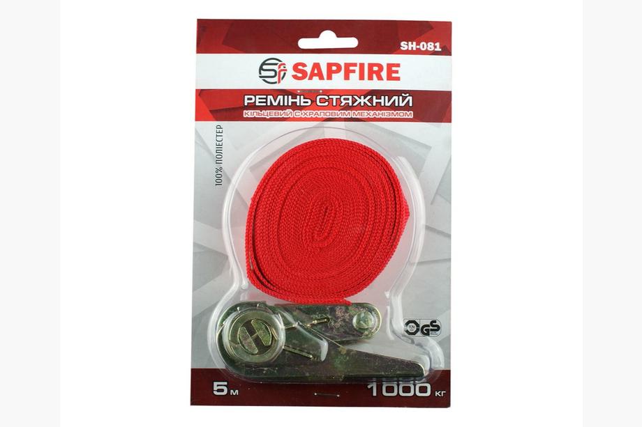 Pas transportowy z napinaczem 1t 5m SAPFIRE Zdjęcia 3