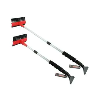 Szczotka do śniegu z skrobaczką i teleskopową aluminiową rączką 65-95 cm SF-21 SAPFIRE zdjęcia 1