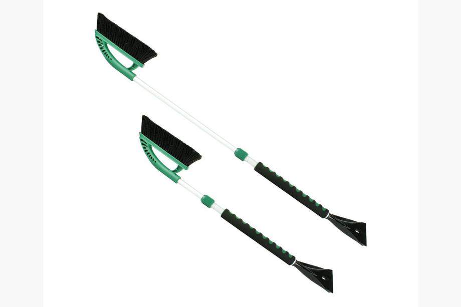 Zima w sportach motorowych Szczotka do śniegu z skrobaczką i teleskopową aluminiową rączką 65-95 cm SF-96 SAPFIRE Zdjęcia 4