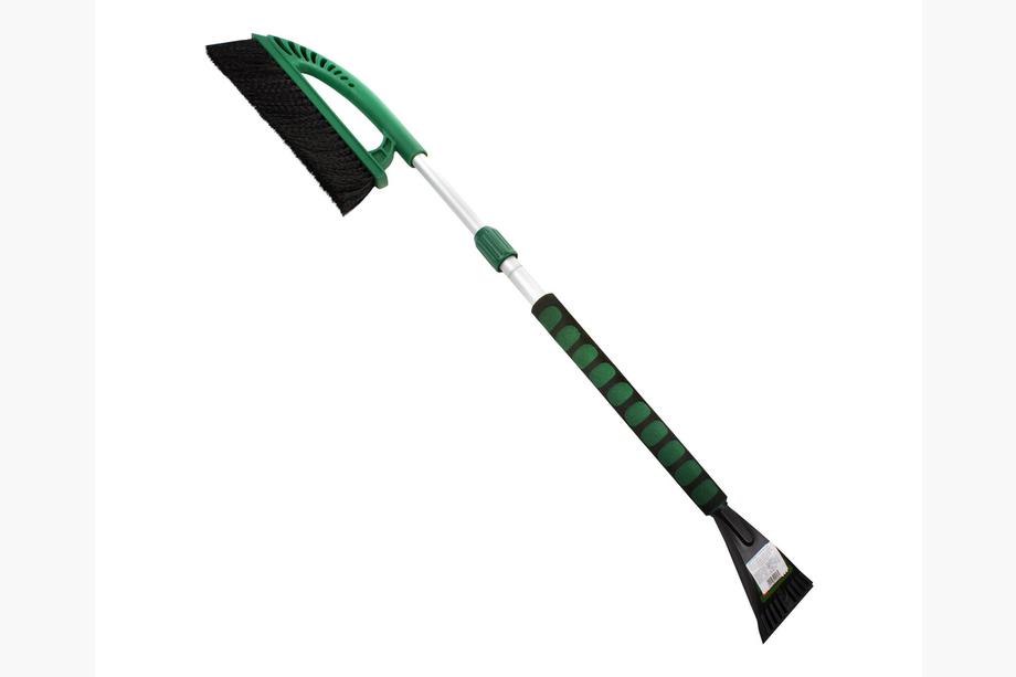 Zima w sportach motorowych Szczotka do śniegu z skrobaczką i teleskopową aluminiową rączką 65-95 cm SF-96 SAPFIRE Zdjęcia 1