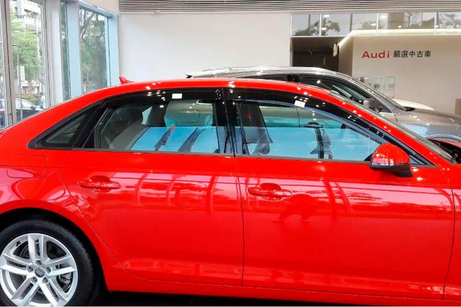 Audi A4 B9 2015-2024 Owiewki szyb Sedan (4 szt., HIC) Image