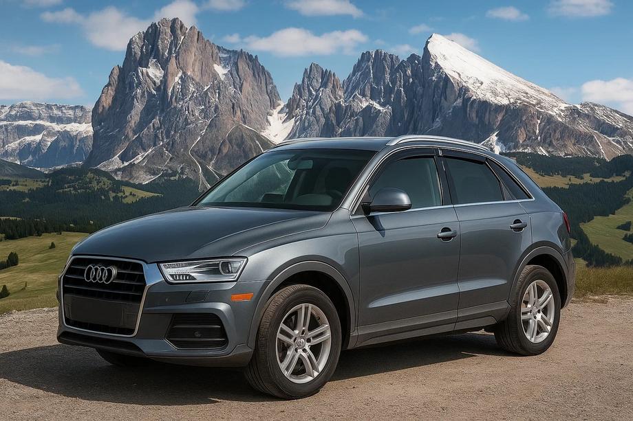 Audi Q3 2011-2019 Deflektory Okien (4 szt, HIC) Image