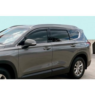 Deflektory Okien (4 szt, HIC) Hyundai Santa Fe 4 2018-2023 zdjęcia 1