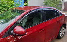 Chevrolet Cruze 2009–2015 Deflektory Okienne SD (4 szt., Sunplex) zdjęcia 1