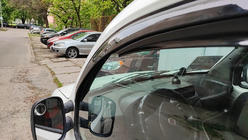 Fiat Doblo I 2005-2010 Deflektory Okien (2 szt., Sunplex Sport) zdjęcia 3