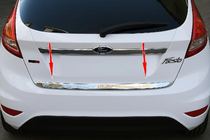 Ford Fiesta 2008-2017 Listwa bagażnika stal nierdzewna Carmos - Turecka Stal Nierdzewna zdjęcia 3