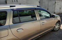 Dacia Logan MCV 2013-2020 Deflektory Okien (4 szt., Sunplex Sport) zdjęcia 4