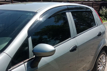 Fiat Punto Grande/EVO 2006-2018 Deflektory Okien (4 szt., Sunplex Sport) zdjęcia 6