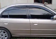 Honda Civic Sedan VII 2001-2006 Deflektory Okien (4 szt., Sunplex Sport) zdjęcia 1
