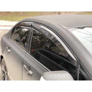 Deflektory Okien (4 szt., Sunplex Sport) Honda Civic Sedan VIII 2006-2011 zdjęcia 1