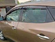 Hyundai IX-35 2010-2015 Deflektory Okien (4 szt., Sunplex Sport) zdjęcia 2