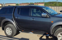 Mitsubishi L200 2006-2015 Deflektory Okien (4 szt., Sunplex Sport) zdjęcia 3