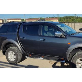 Deflektory Okien (4 szt., Sunplex Sport) Mitsubishi L200 2006-2015 zdjęcia 3