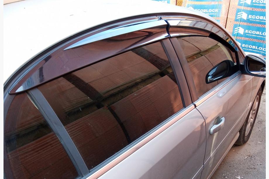 Opel Vectra C 2002-2008 Deflektory Okien SD (4 szt., Sunplex Sport) Zdjęcia 10